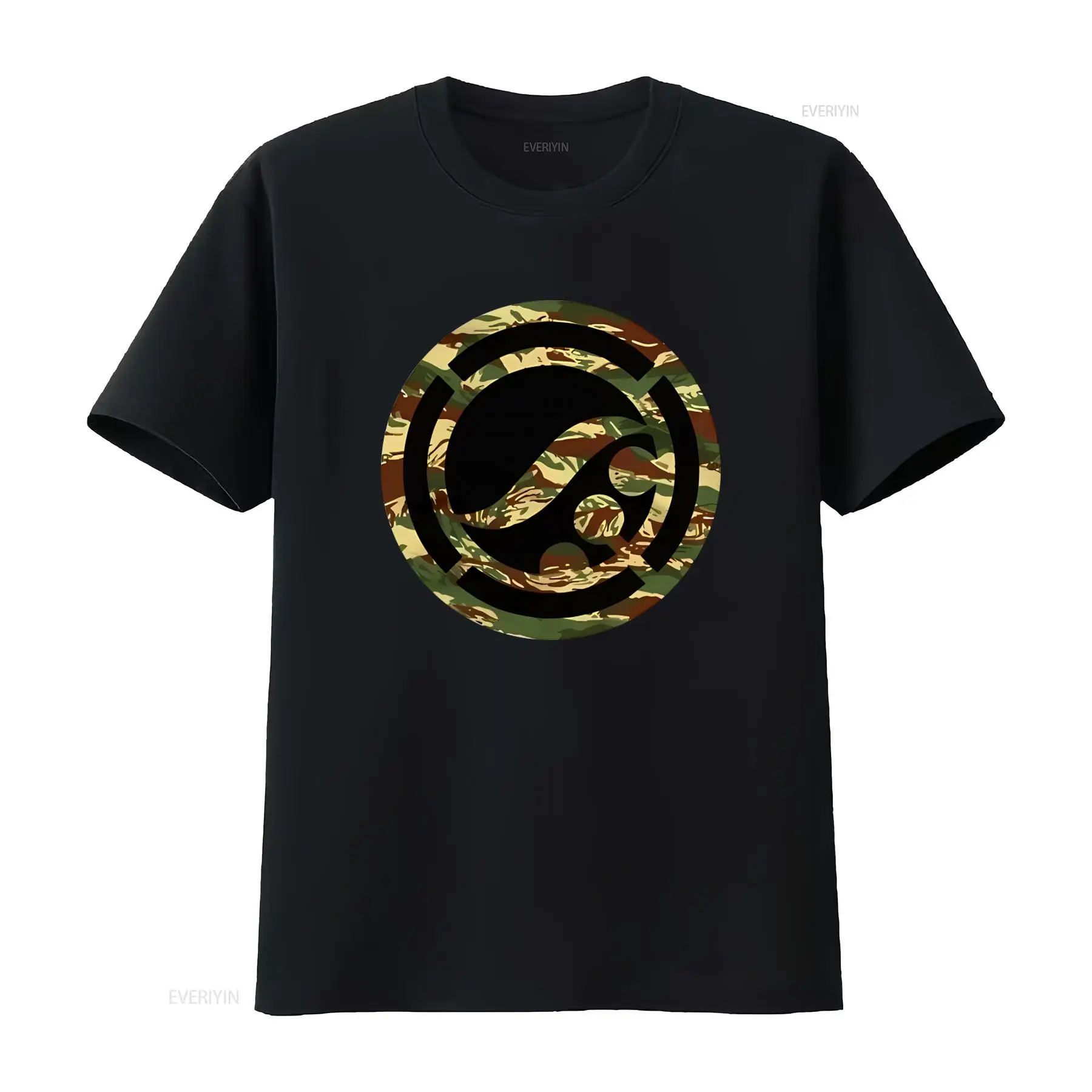 Streetwear Brand Logo Design - Camiseta Shoyoroll OG com Design Camuflado,