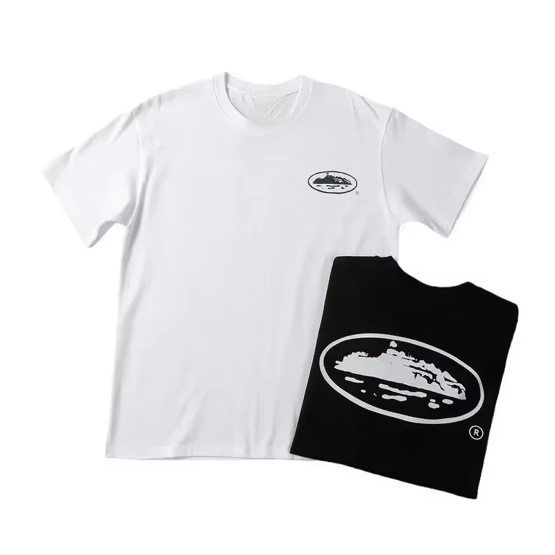 Streetwear Brand With A Logo - Camiseta Clássica com Logo de Ilha,