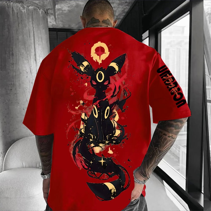 Streetwear Brand In Japan - Pokémon co-branded impressão camiseta 2025 verão