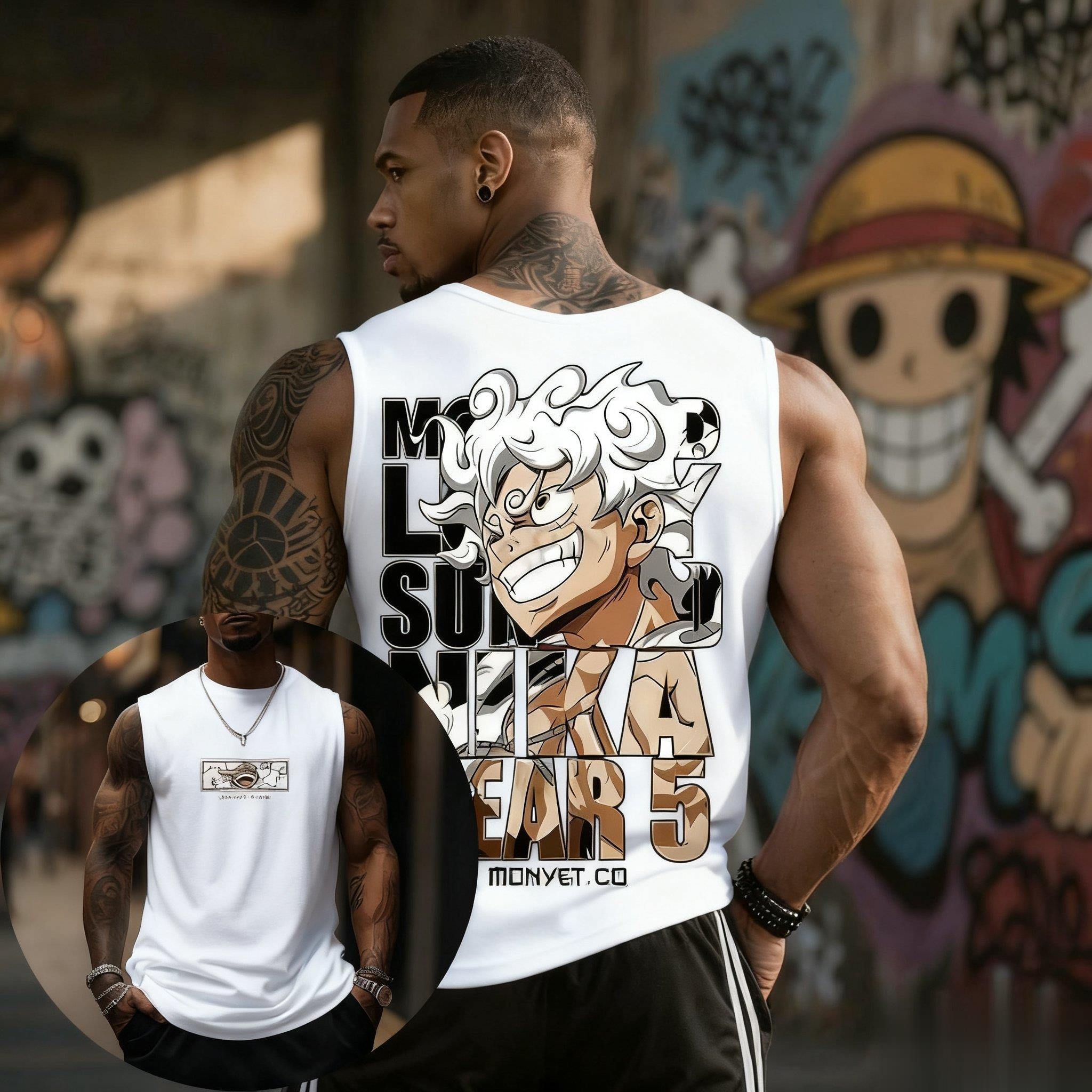 Streetwear Brand In Japan - Uma peça luffy engrenagem 5 regata