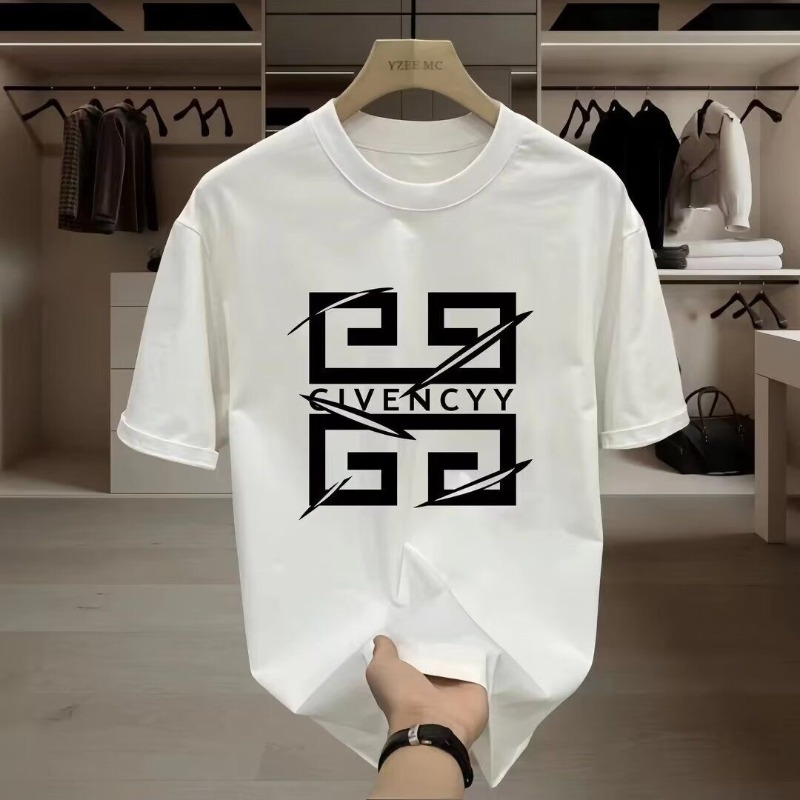 Streetwear Brand Logo Design - Camiseta Masculina 2026 GIVENCY com Logo