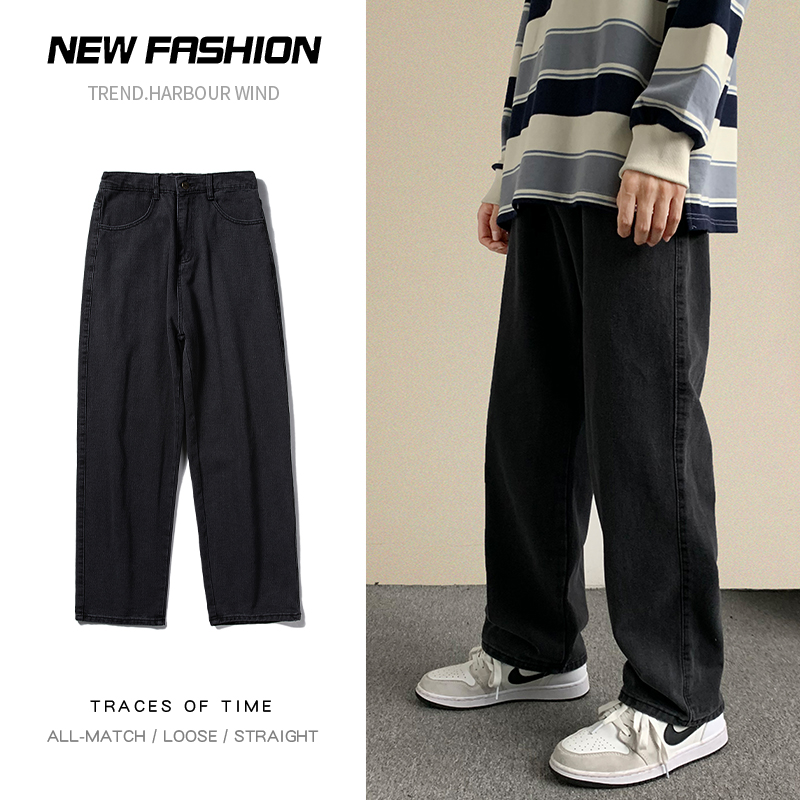 Streetwear Brand Jeans - Novo streetwear baggy jeans masculino moda