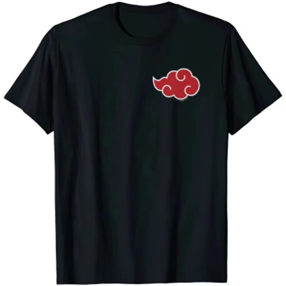Streetwear Brand In Japan - Camisetas Masculinas Estampadas com Símbolos Akatsuki