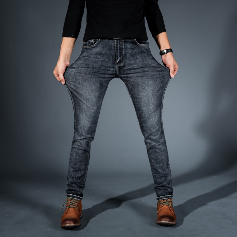 Moda minimalista estiramento j - Streetwear Brand Jeans avaliação e preço
