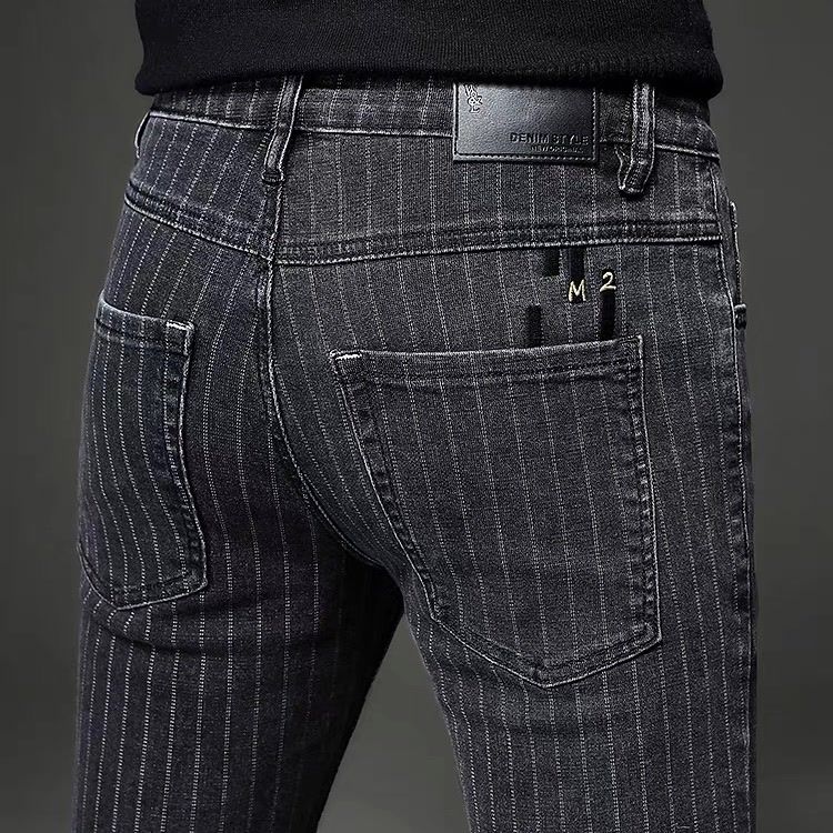 Jeans listrados 2025 marca na  - Streetwear Brand Jeans avaliação e preço