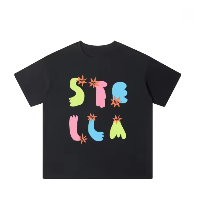 Camiseta de Algodão com Estamp - Streetwear Brand Logo Design avaliação e preço
