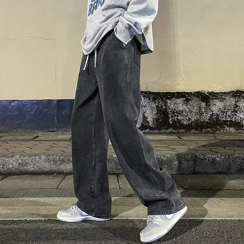 Novos Jeans Largos Estilo Stre - Streetwear Brand Jeans avaliação e preço