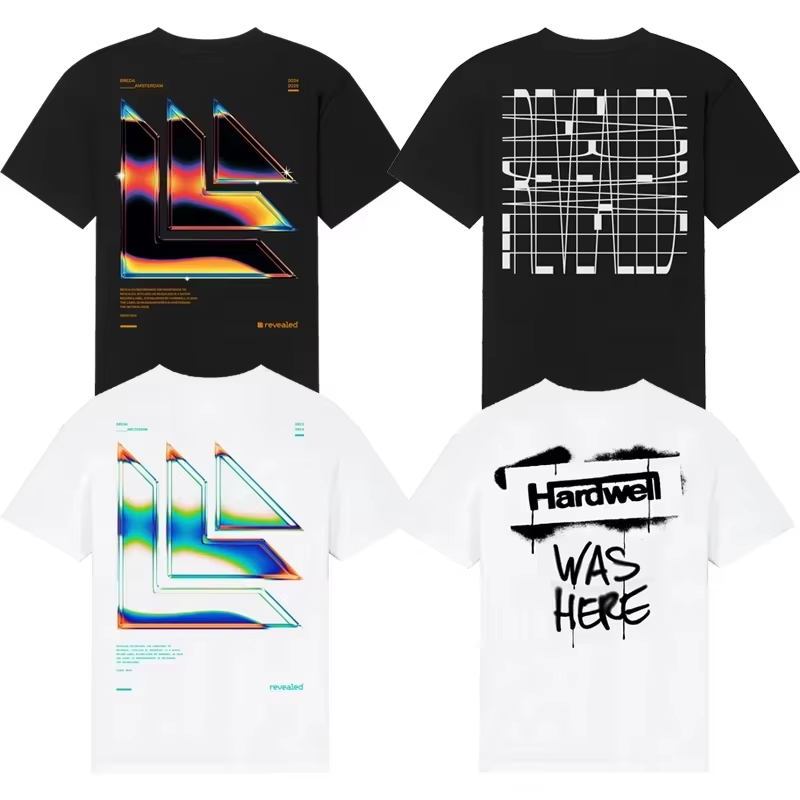 Camiseta Gráfica de Algodão da - Streetwear Brand Label avaliação e preço