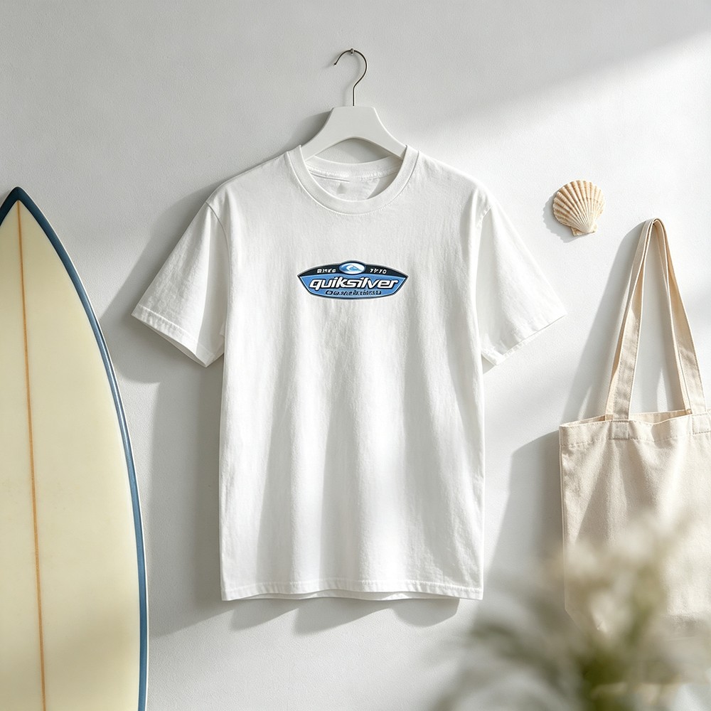 Camiseta Gráfica Oval com Logo - Streetwear Brand Label avaliação e preço