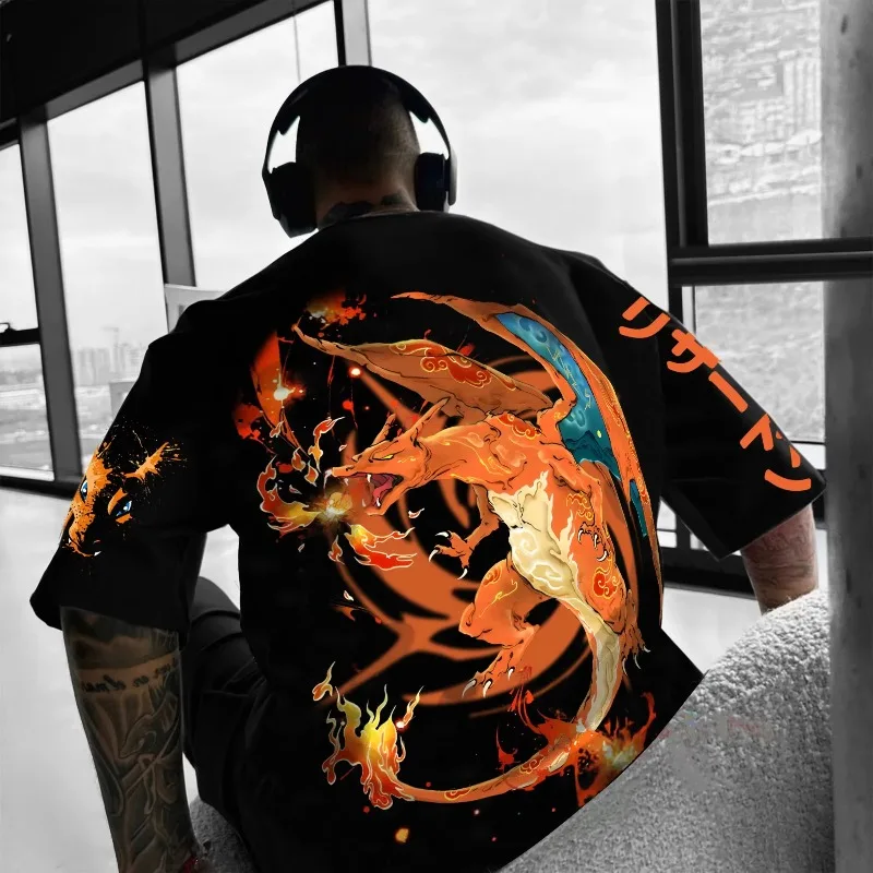 Pokémon co-branded impressão c - Streetwear Brand In Japan avaliação e preço