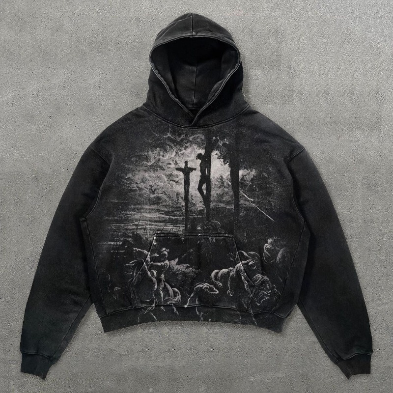 Moletons gráficos para homens  - Streetwear Brand Cheap avaliação e preço
