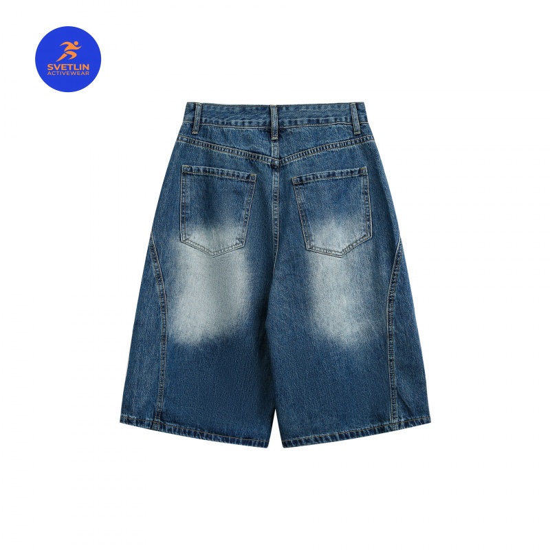 Shorts jeans de luxo MAQVOB, t - Streetwear Brand Jeans avaliação e preço