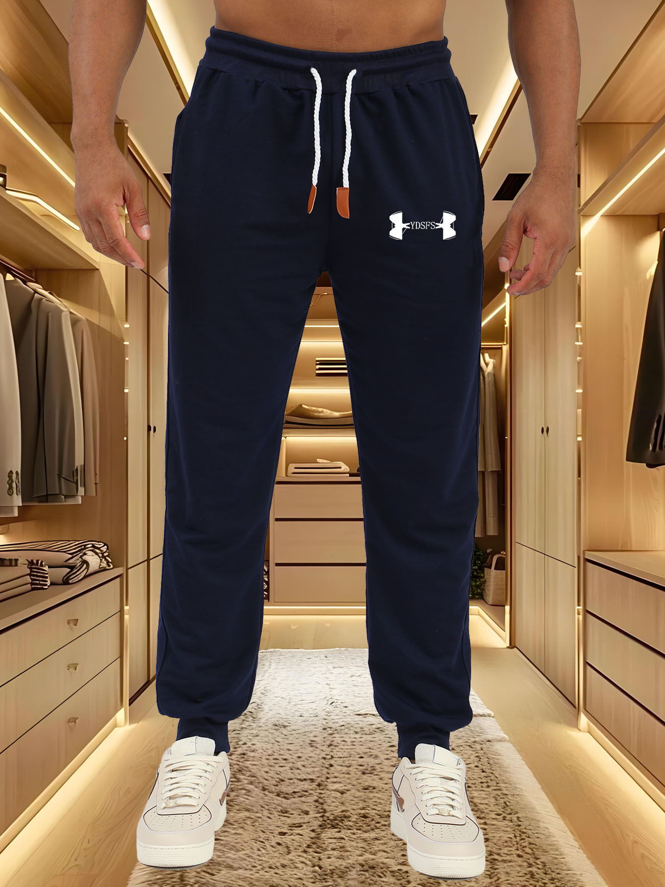 Calças Jogger Masculinas com E - Streetwear Brand With A Logo avaliação e preço