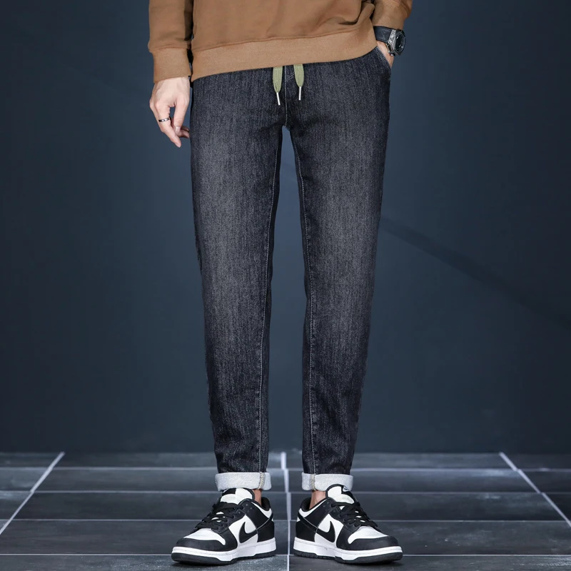 Marca masculina novo outono je - Streetwear Brand Jeans avaliação e preço